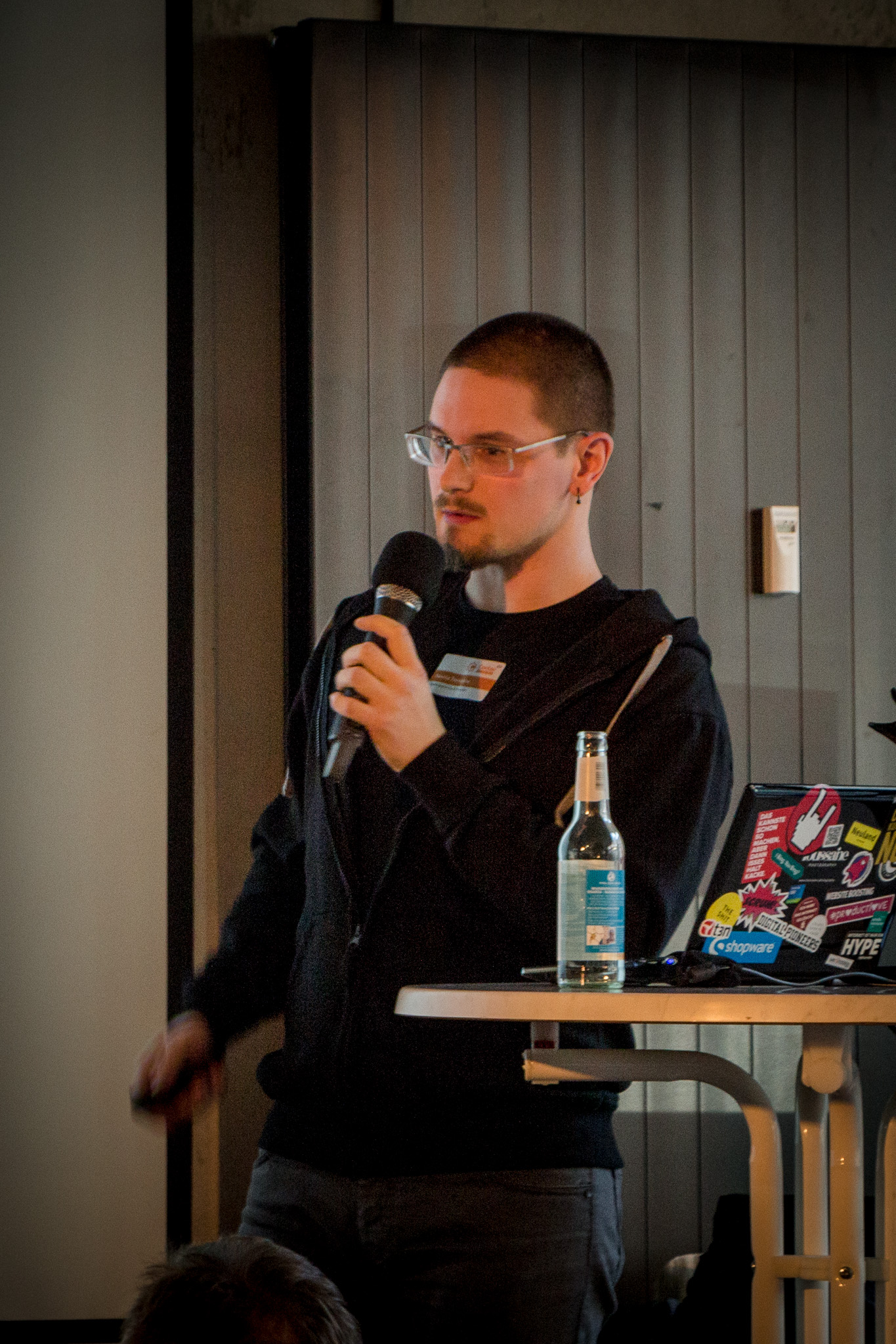 Sascha Toussaine als Speaker auf dem Contao Nordtag 2017